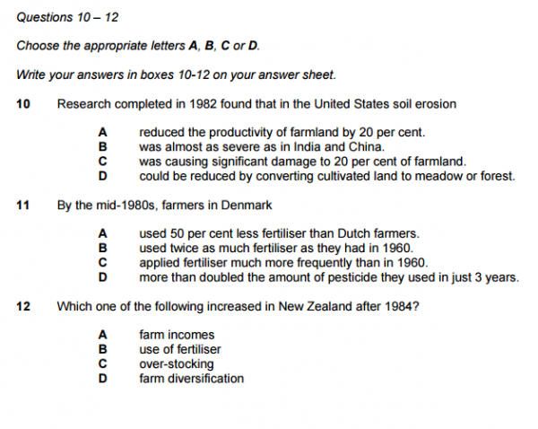 نمونه ای از سوالات چندگزینه ای (Multiple Choice Questions)