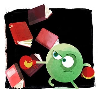 hit the books idiom in english