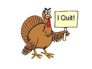 Go cold turkey idiom in english