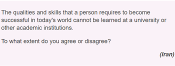 سوال انتخاب شده IELTS Writing Sample 8