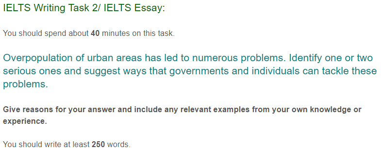 IELTS Writing