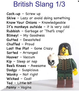 British Slang - 1