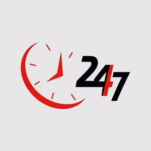 24-7 idiom in english