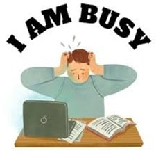 جملات جایگزین I’m busy در انگلیسی
